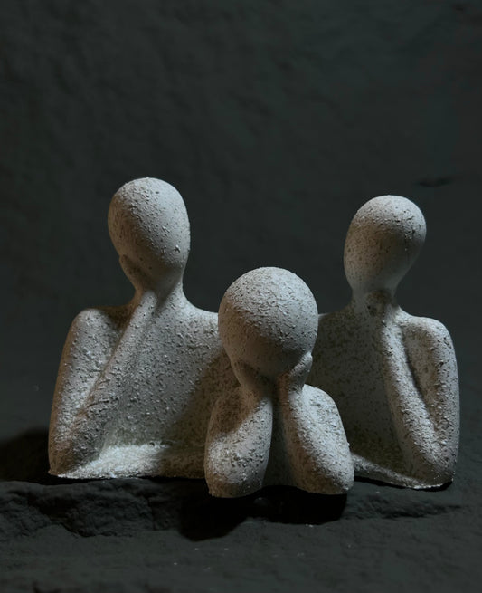 Thinker Family Statues